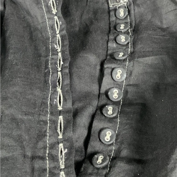 Chaundry K Women’s Dress Size Small Black Steampunk 100% Cotton NWT - Picture 9 of 14